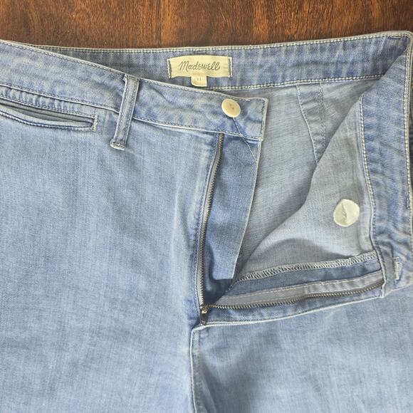 Madewell Emmett Wide-Leg Crop Jeans in Langston Wash - Size 31 - Style # K9147 - Picture 9 of 12
